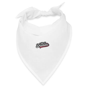 Ein Wenig Dramatisch Humorvoller Stil - Bandana Dreieckstuch - Weiß - Vorne