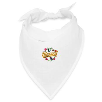 Bibelvers Inspirierend Jesus Gott Geschenk - Bandana Dreieckstuch - Weiß - Vorne