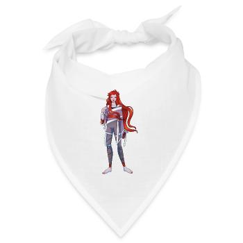 Alternative Red - Bandana Dreieckstuch - Weiß - Vorne