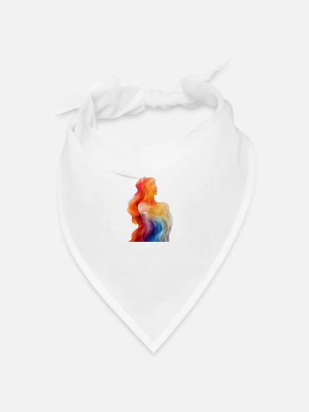 Freedom of Femal Love - Bandana Dreieckstuch - Weiß