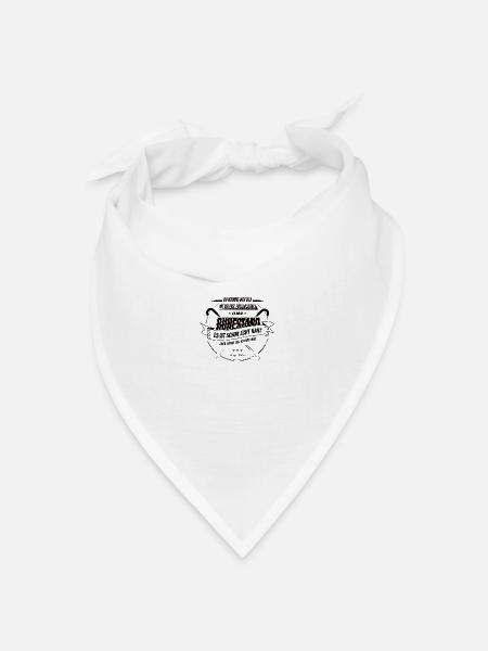 Ruhestand - Rente - Pension - Geld mit der Post - Bandana Dreieckstuch - Weiß