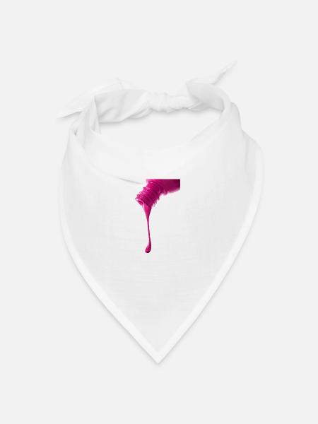 Frauennägel - Bandana Dreieckstuch - Weiß