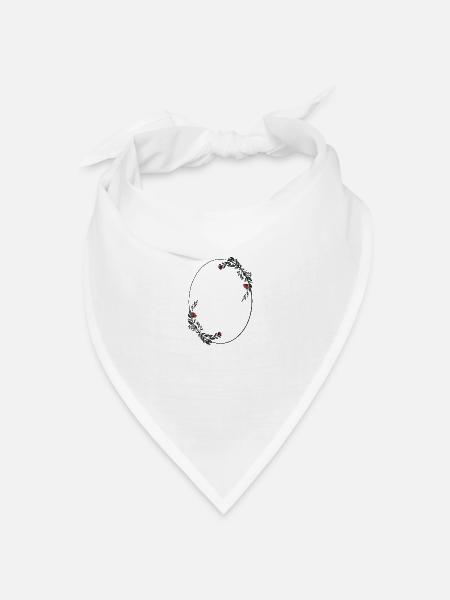 Rahmen - Bandana Dreieckstuch - Weiß