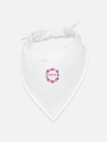 GIRLIE Glamour - Bandana Dreieckstuch - Weiß
