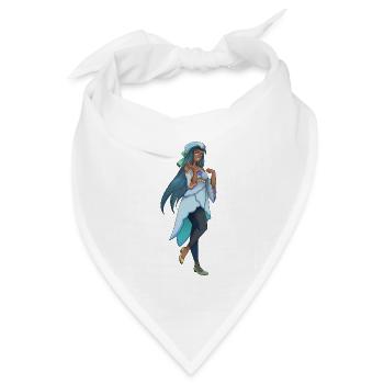 Victoria - Bandana Dreieckstuch - Weiß - Vorne