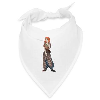 Sophie - Bandana Dreieckstuch - Weiß - Vorne