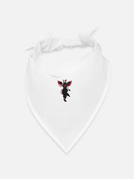Butterfly mit Baseballschläger - Bandana Dreieckstuch - Weiß