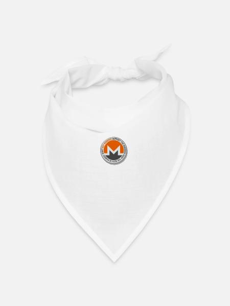 Monero - Bandana Dreieckstuch - Weiß