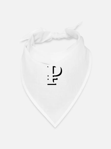 Ruble Domains - Bandana Dreieckstuch - Weiß