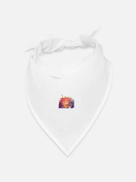 Sommerschuht - Bandana Dreieckstuch - Weiß