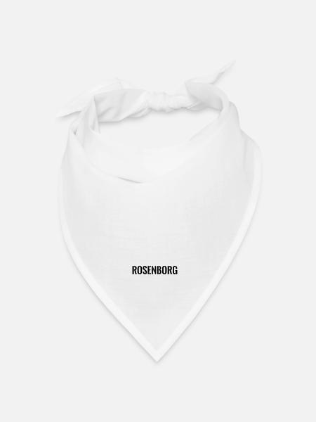 Rosenborg - Bandana Dreieckstuch - Weiß