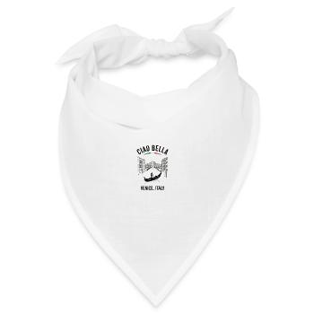 Ciao Bella Venice Italy - Bandana Dreieckstuch - Weiß - Vorne