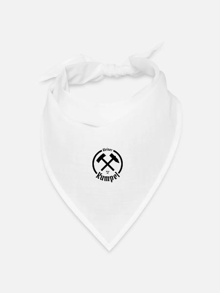 Kleiner Kumpel - Bandana Dreieckstuch - Weiß