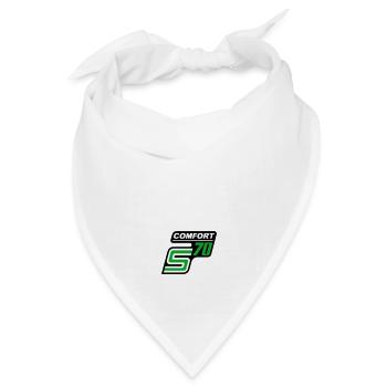 S70 Comfort Logo - Bandana Dreieckstuch - Weiß - Vorne