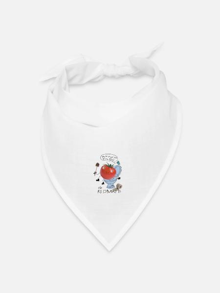 Klomate - Bandana Dreieckstuch - Weiß