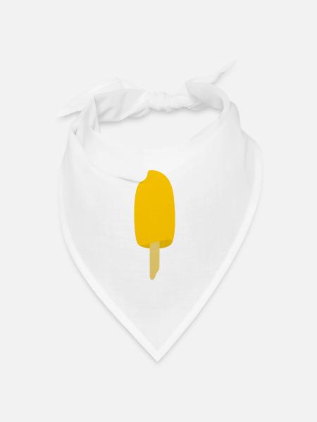 Mango Eis am Stiel - Bandana Dreieckstuch - Weiß