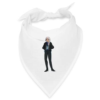 Asteria - Bandana Dreieckstuch - Weiß - Vorne