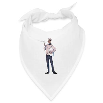 Cookie - Bandana Dreieckstuch - Weiß - Vorne