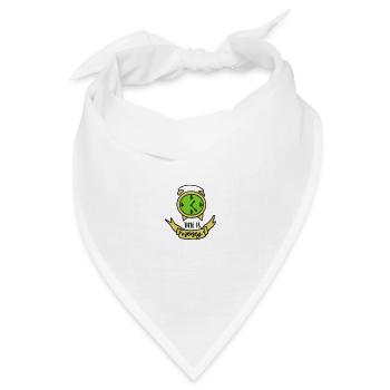 ZEIT IST GELD GOLD AKTIEN GOLD LIEBE LIEBEN MOTIV - Bandana Dreieckstuch - Weiß - Vorne
