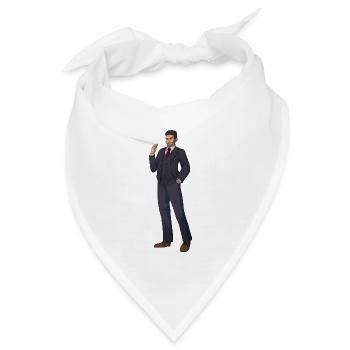 Richard - Bandana Dreieckstuch - Weiß - Vorne