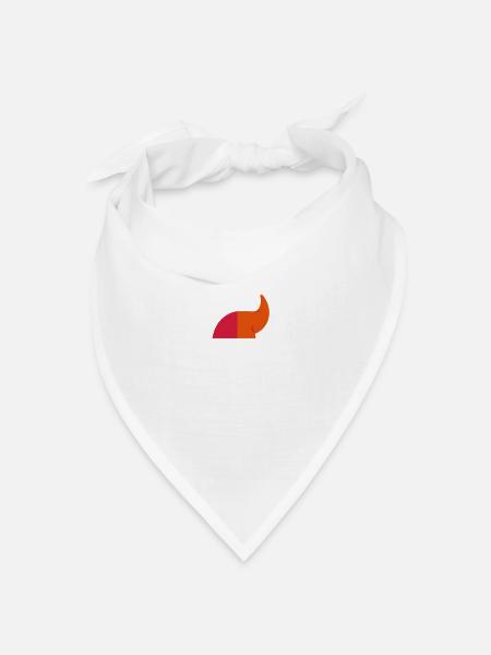 Weihnachtsmann - Bandana Dreieckstuch - Weiß