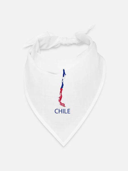 chile - Bandana Dreieckstuch - Weiß
