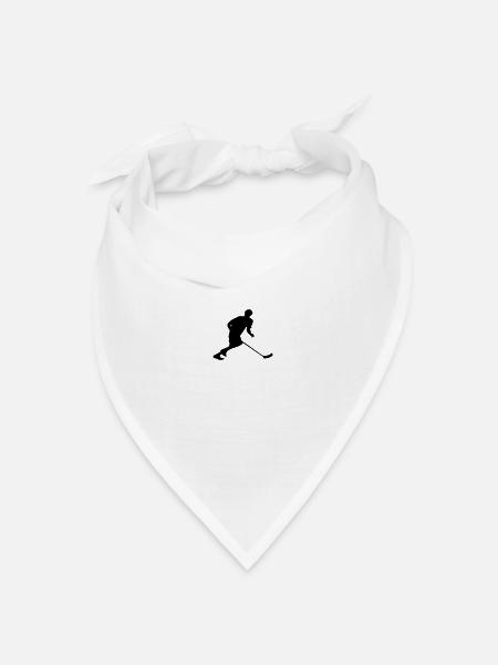 UNIHOCKEY - Bandana Dreieckstuch - Weiß