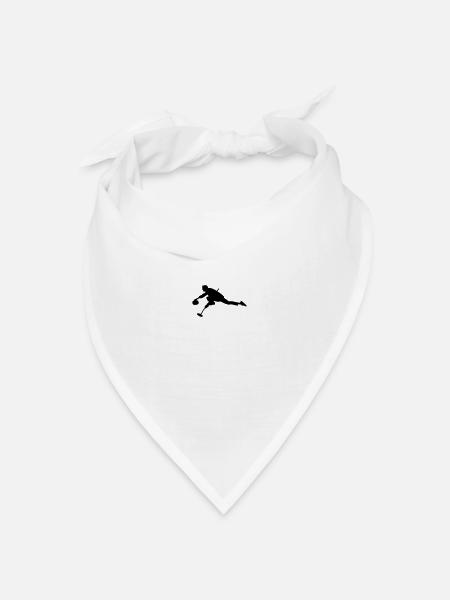 CURLING - Bandana Dreieckstuch - Weiß