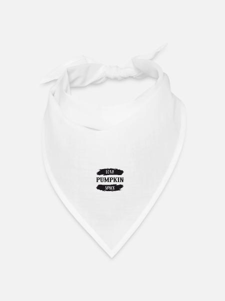love pumpkin spice - Bandana Dreieckstuch - Weiß