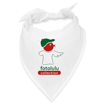 fotolulu collection - Bandana Dreieckstuch - Weiß - Vorne
