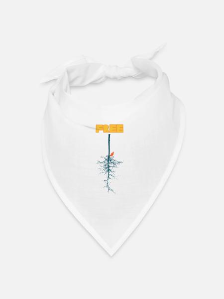 Kostenlos - Bandana Dreieckstuch - Weiß