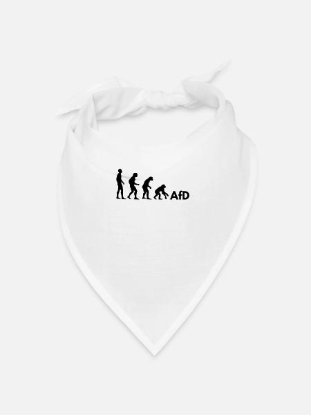 AfD Evolution - Bandana Dreieckstuch - Weiß