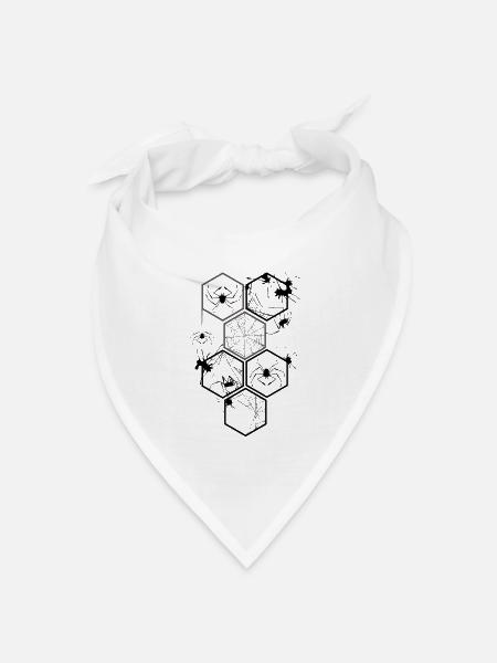 plasticanimal - Bandana Dreieckstuch - Weiß