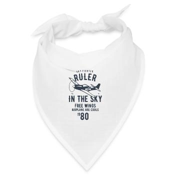 Ruler In The Sky - Bandana Dreieckstuch - Weiß - Vorne