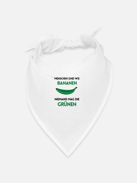 Politik Freiheit Grüne Sozialismus wählen lustig - Bandana Dreieckstuch - Weiß