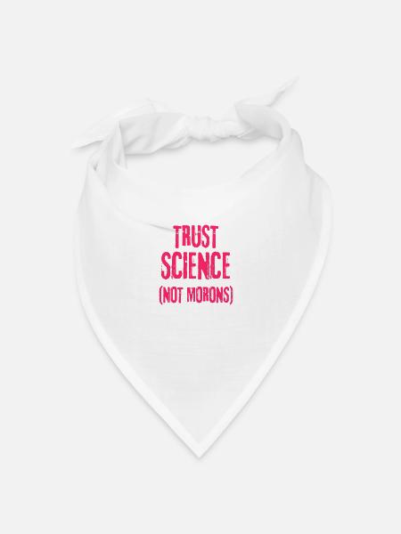 Wissenschaft Klimawandel wählen politik umwelt co2 - Bandana Dreieckstuch - Weiß