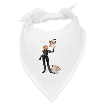 Janika - Bandana Dreieckstuch - Weiß - Vorne