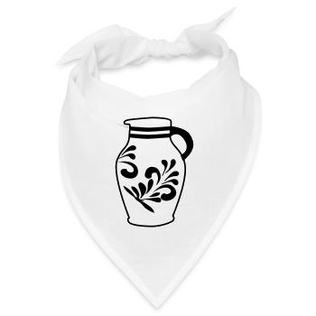 Bembel - Der Originale Frankfurter Apfelwein #FFM - Bandana Dreieckstuch - Weiß - Vorne