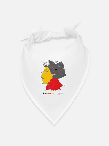 Deutsche Sprachvielfalt Design - Bandana Dreieckstuch - Weiß