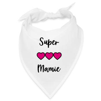 OMA. MAMA. OMA. MUTTERTAG - Bandana Dreieckstuch - Weiß - Vorne