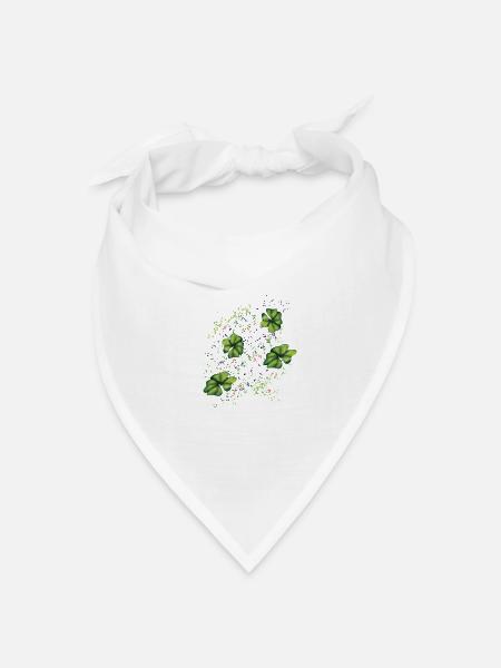 KleeBlatt - Bandana Dreieckstuch - Weiß