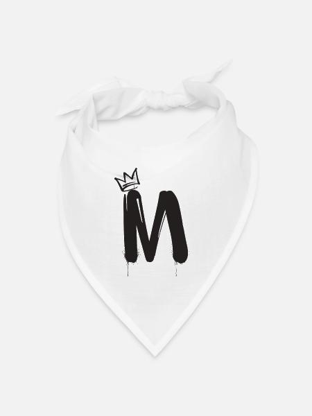 M - Bandana Dreieckstuch - Weiß