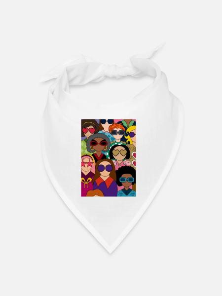DIE SCHÖNHEIT DER FRAUEN - Bandana Dreieckstuch - Weiß