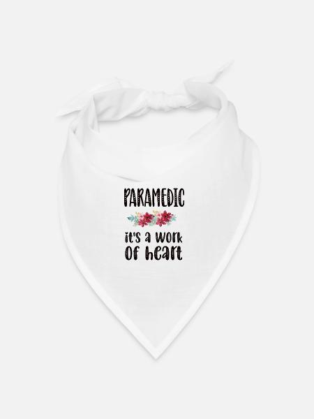 Notfallsanitäter Paramedic Sanitäter Rettungskraft - Bandana Dreieckstuch - Weiß