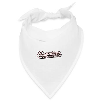 Busfahrer | Farben änderbar - Bandana Dreieckstuch - Weiß - Vorne