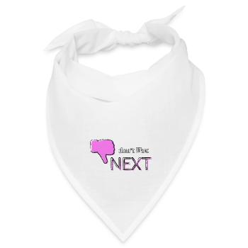 Don't like: Next - Bandana Dreieckstuch - Weiß - Vorne