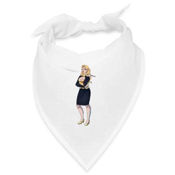 Elisabeth - Bandana Dreieckstuch - Weiß - Vorne