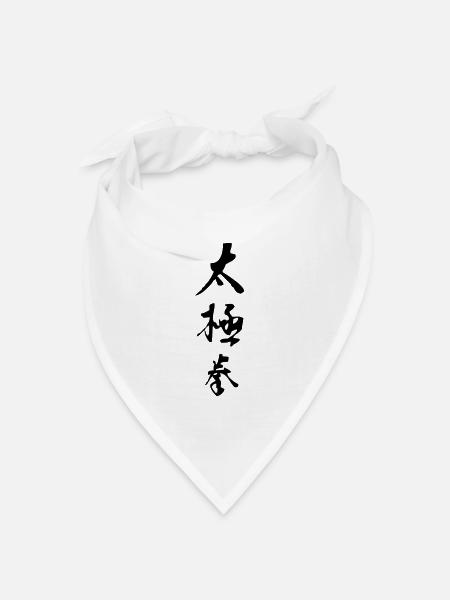 Tai Chi Chuan - Bandana Dreieckstuch - Weiß