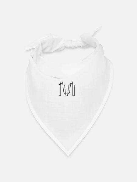 mina protocol - Bandana Dreieckstuch - Weiß