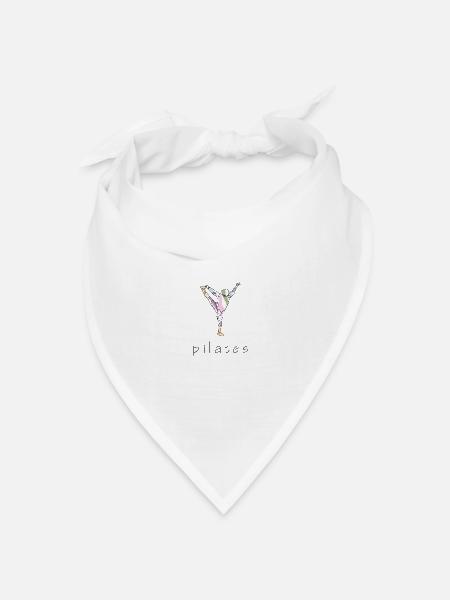 Pilates - Bandana Dreieckstuch - Weiß